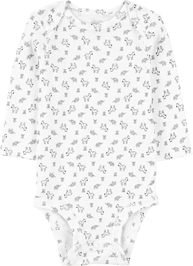 Body Pacote com 5 Bodies Manga Comprida Unisex - Simple Joys by Carter's - Imagem 5