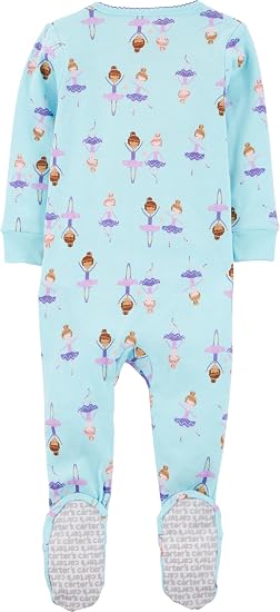 Kit 3 Pijamas de Algodão com Pé Ajuste Confortável – Simple Joys by Carter's - Imagem 2