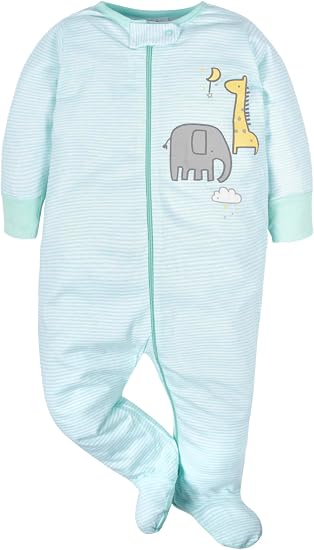Kit 4 Macacões com Pé Gerber Sleep 'N Play – Bebê Menino - Imagem 3