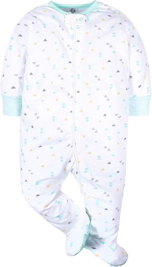 Kit 4 Macacões com Pé Gerber Sleep 'N Play – Bebê Menino - Imagem 4