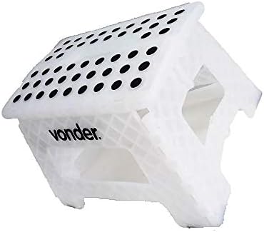 Banqueta Plástica Dobrável Vonder 22 cm (220 mm) – Branca - Imagem 3
