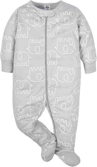 Kit 4 Macacões com Pé Gerber Sleep 'N Play – Bebê Menino - Imagem 5