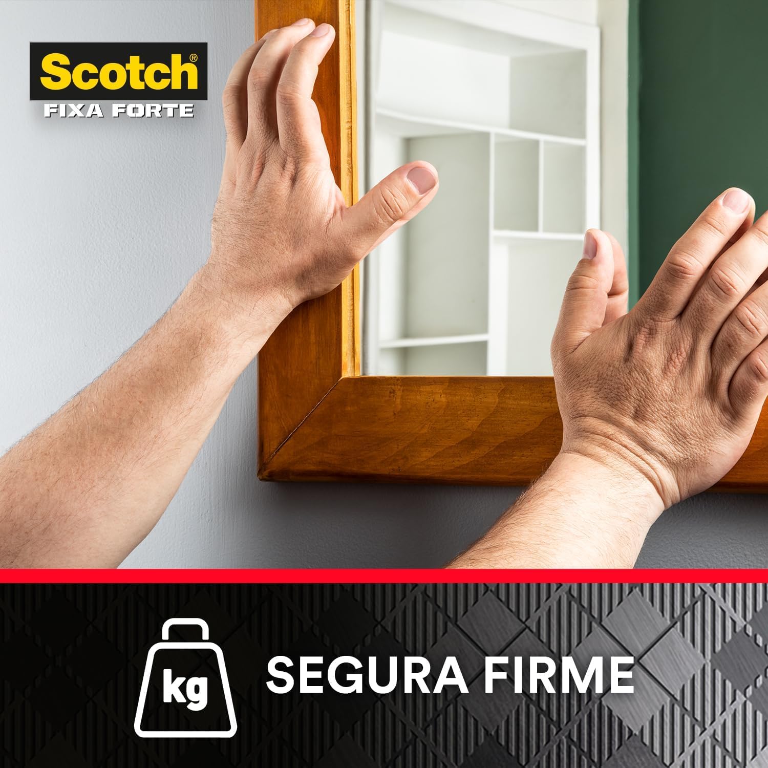 Fita Dupla Face Scotch Fixa Forte Fixação Extrema 3M 24mm x 2m - Imagem 5