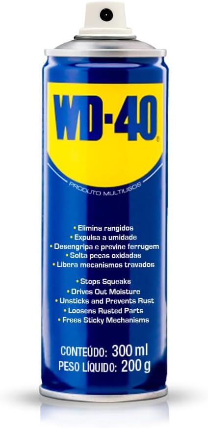 Desengripante e Lubrificante WD-40 Multiusos Aerossol 300ml (200g)